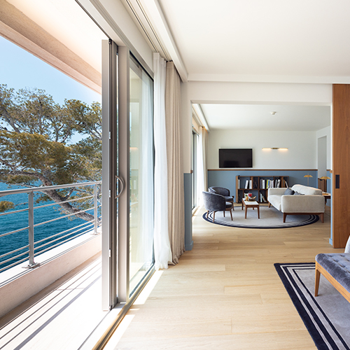 Suite en hôtel 5 étoiles vue mer à Cassis