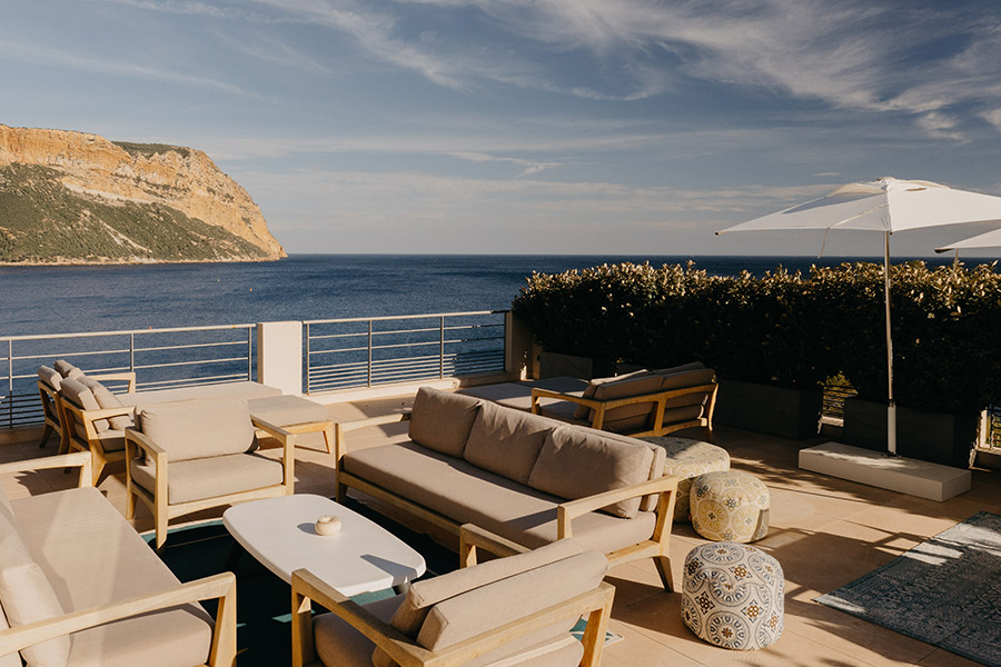 Les suites familiales de l'hôtel Les Roches Blanches à Cassis