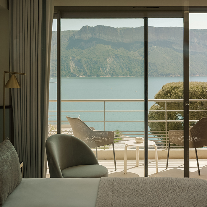 Chambre Deluxe vue Mer à Cassis | Hôtel Les Roches Blanches