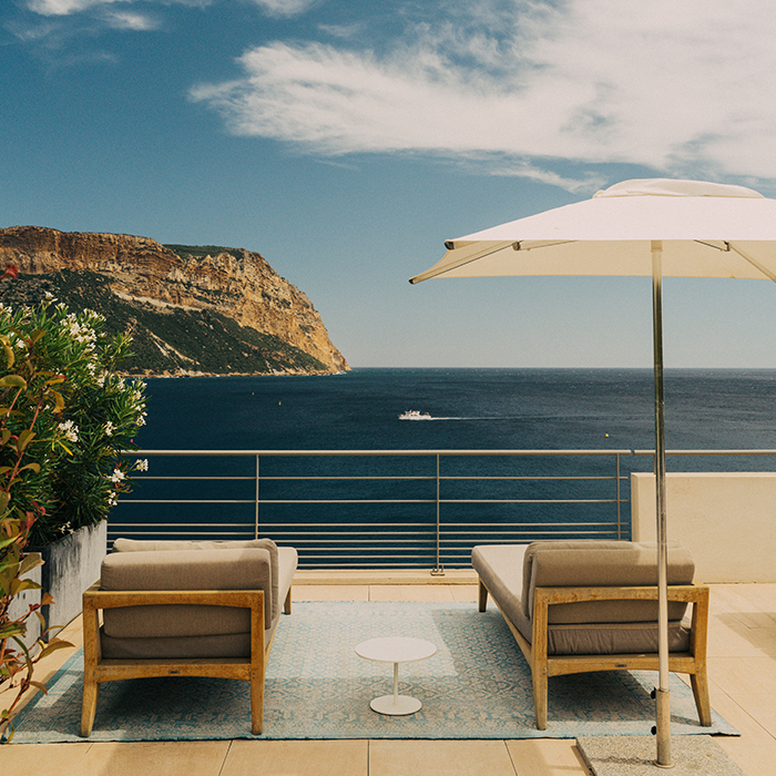 Junior Suite Terrasse à Cassis | Hôtel Les Roches Blanches