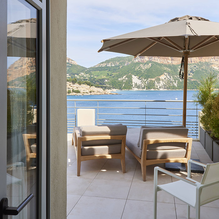 Suite Azul  en Cassis | Hotel Les Roches Blanches