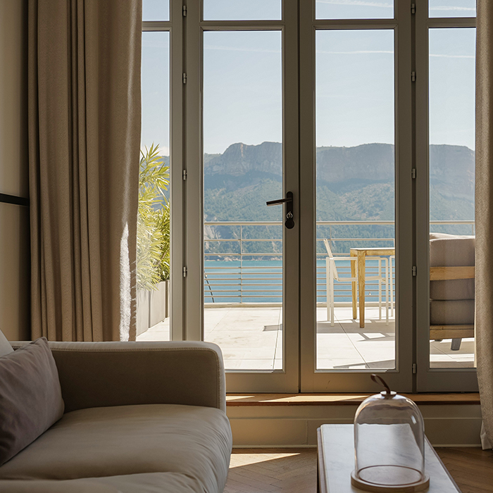 Suite Azure à Cassis | Hôtel Les Roches Blanches