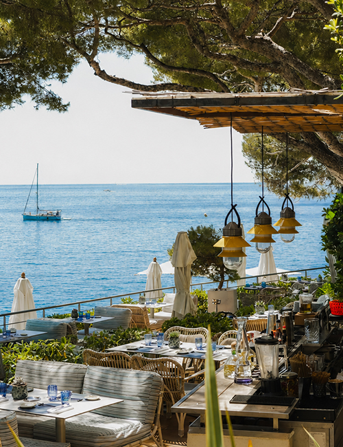 Restaurant et bar bord de mer à Cassis