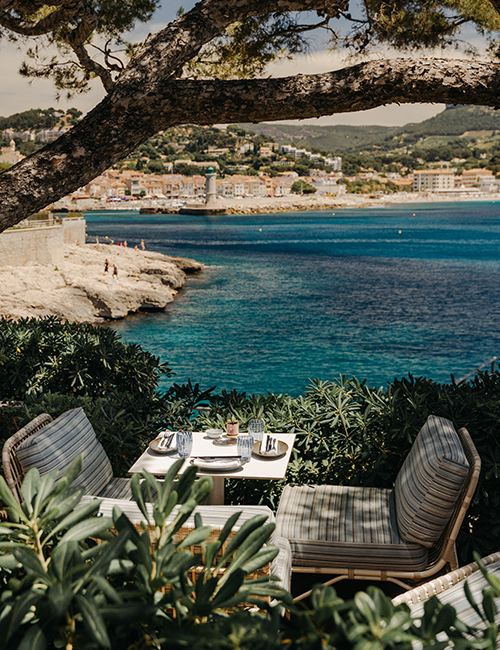 Restaurant et bar bord de mer à Cassis