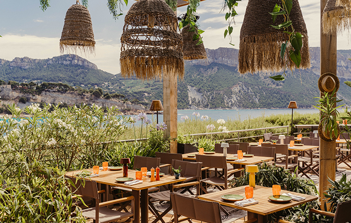 Restaurant en bord en mer à Cassis - Rocco