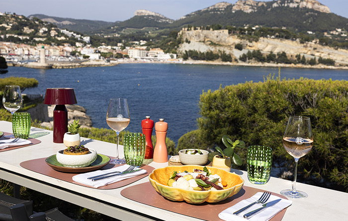 Restaurant en bord en mer à Cassis - Rocco