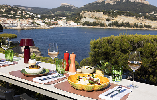 Restaurante frente al mar en Cassis - Rocco