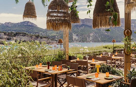 Restaurante frente al mar en Cassis - Rocco