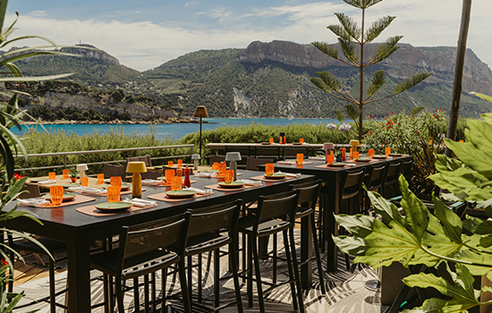 Restaurante frente al mar en Cassis - Rocco